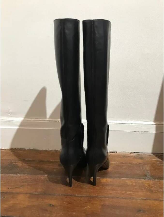 Balenciaga Vintage Pre-owned Leather boots Black Dames
