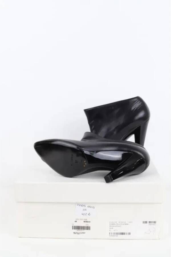 Balenciaga Vintage Pre-owned Leather boots Black Dames
