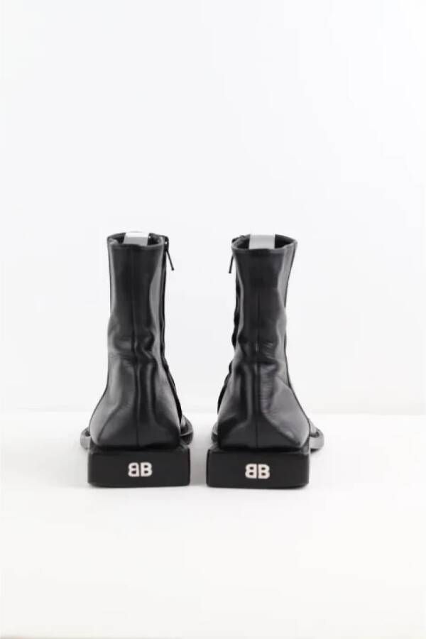 Balenciaga Vintage Pre-owned Leather boots Black Dames