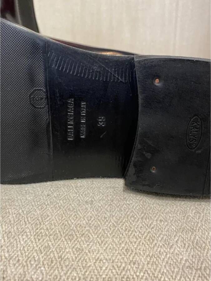 Balenciaga Vintage Pre-owned Leather boots Black Dames