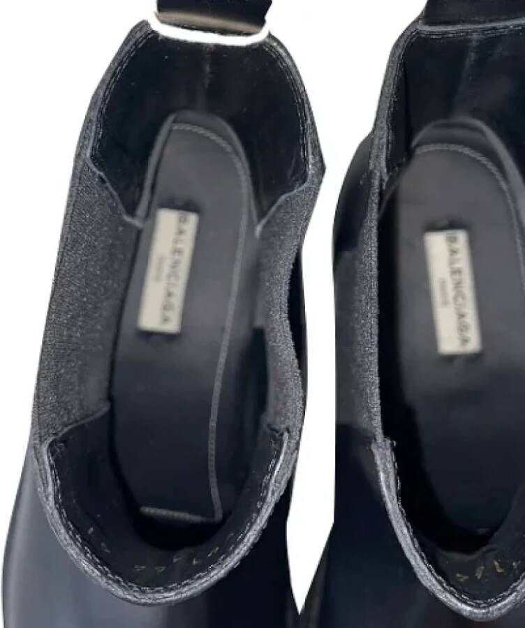 Balenciaga Vintage Pre-owned Leather boots Black Dames
