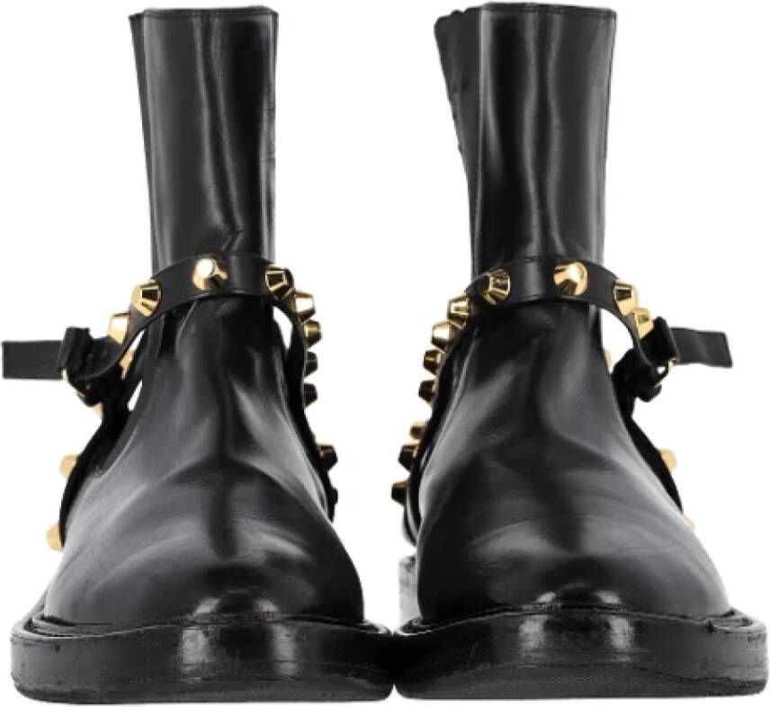 Balenciaga Vintage Pre-owned Leather boots Black Dames