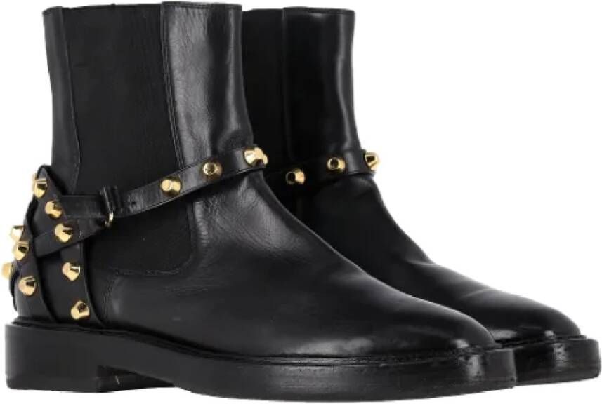 Balenciaga Vintage Pre-owned Leather boots Black Dames