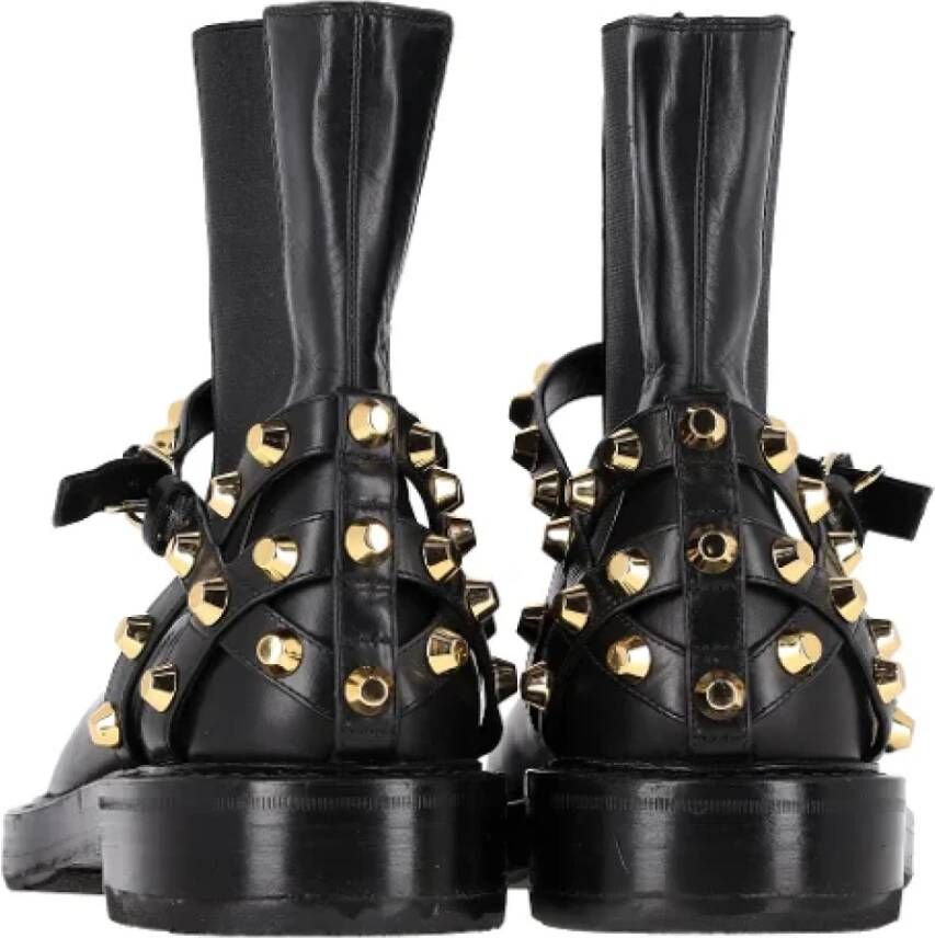Balenciaga Vintage Pre-owned Leather boots Black Dames