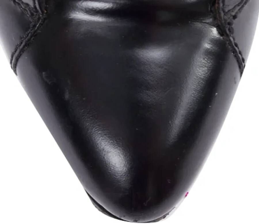 Balenciaga Vintage Pre-owned Leather boots Black Dames