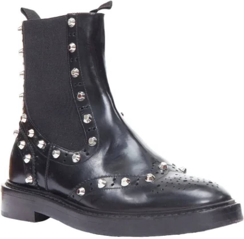 Balenciaga Vintage Pre-owned Leather boots Black Dames