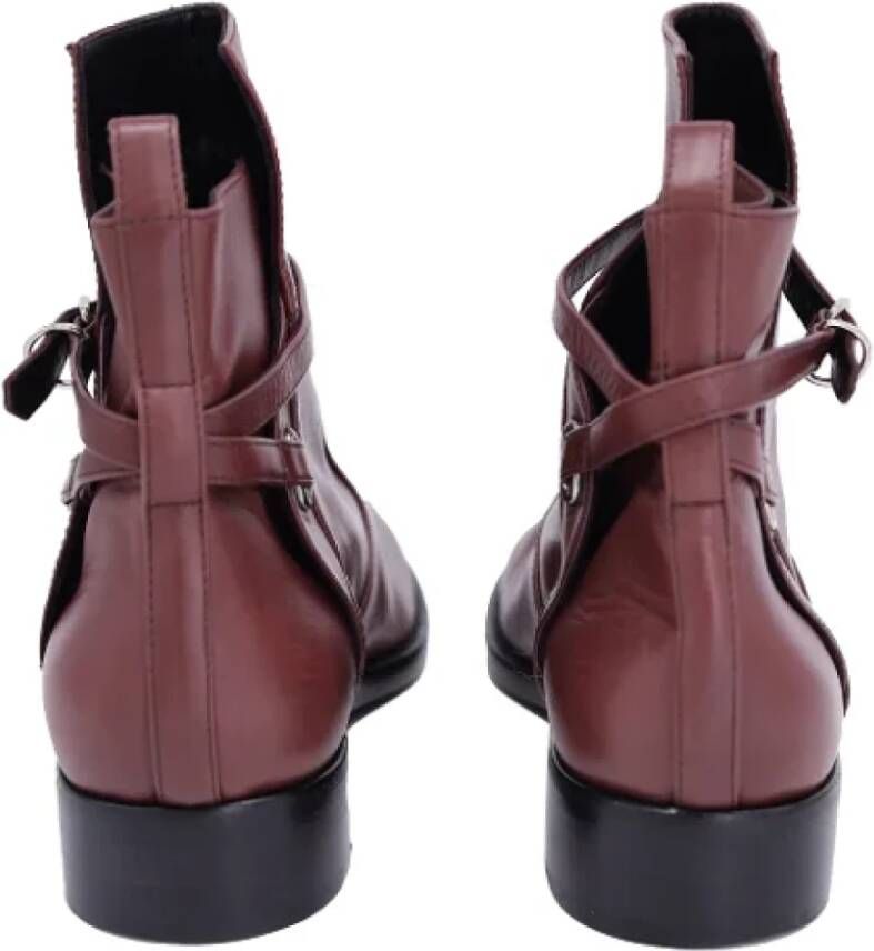 Balenciaga Vintage Pre-owned Leather boots Brown Dames
