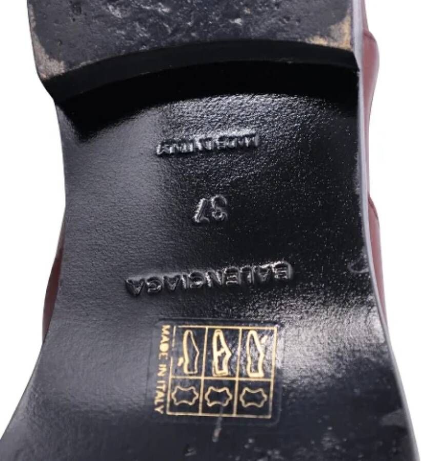 Balenciaga Vintage Pre-owned Leather boots Brown Dames