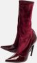 Balenciaga Vintage Pre-owned Leather boots Red Dames - Thumbnail 4