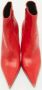 Balenciaga Vintage Pre-owned Leather boots Red Dames - Thumbnail 3