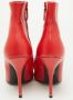 Balenciaga Vintage Pre-owned Leather boots Red Dames - Thumbnail 6
