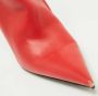 Balenciaga Vintage Pre-owned Leather boots Red Dames - Thumbnail 8