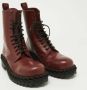 Balenciaga Vintage Pre-owned Leather boots Red Dames - Thumbnail 4