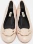 Balenciaga Vintage Pre-owned Leather flats Beige Dames - Thumbnail 3