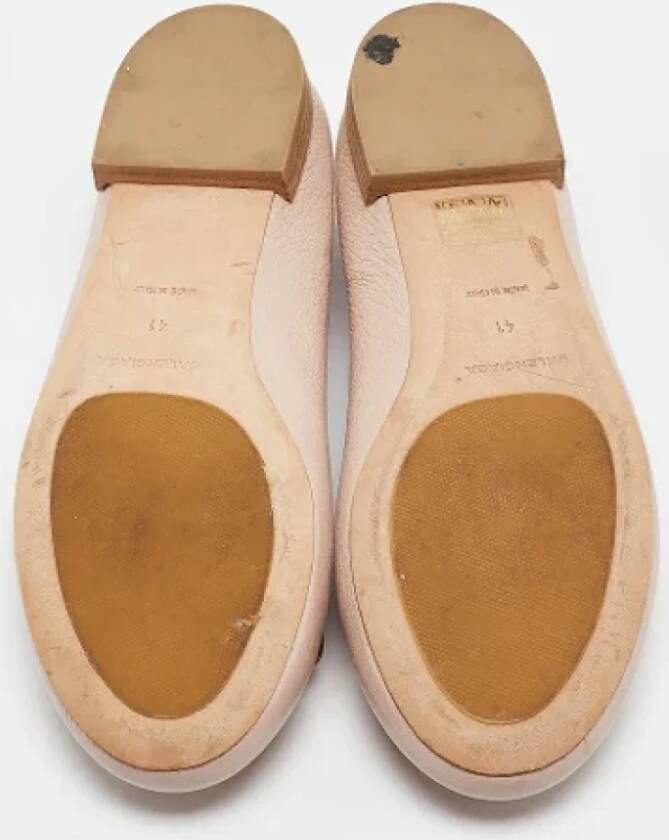Balenciaga Vintage Pre-owned Leather flats Beige Dames