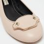 Balenciaga Vintage Pre-owned Leather flats Beige Dames - Thumbnail 7