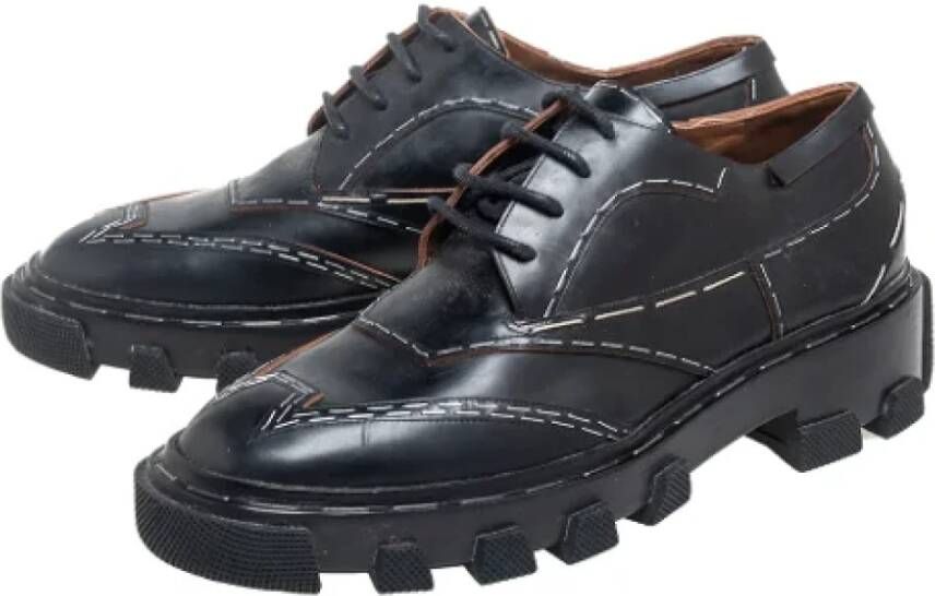 Balenciaga Vintage Pre-owned Leather flats Black Dames