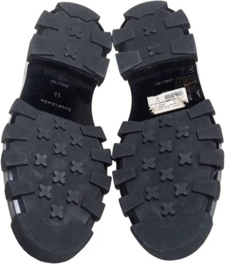 Balenciaga Vintage Pre-owned Leather flats Black Dames