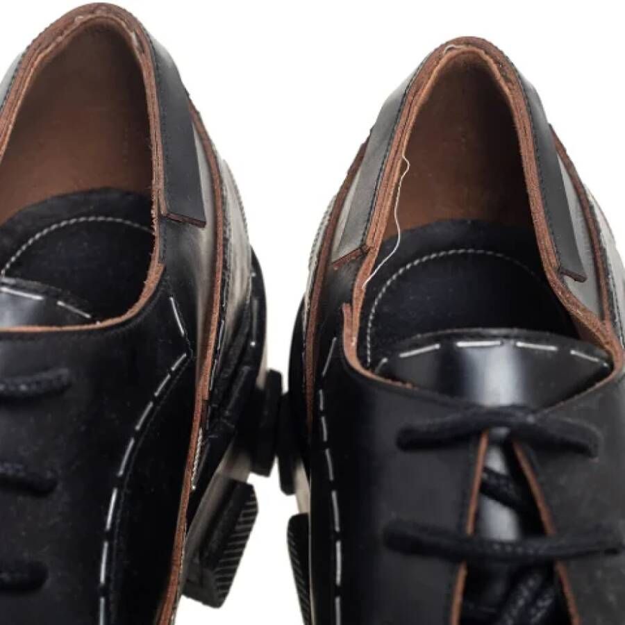 Balenciaga Vintage Pre-owned Leather flats Black Dames