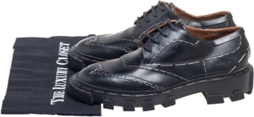 Balenciaga Vintage Pre-owned Leather flats Black Dames