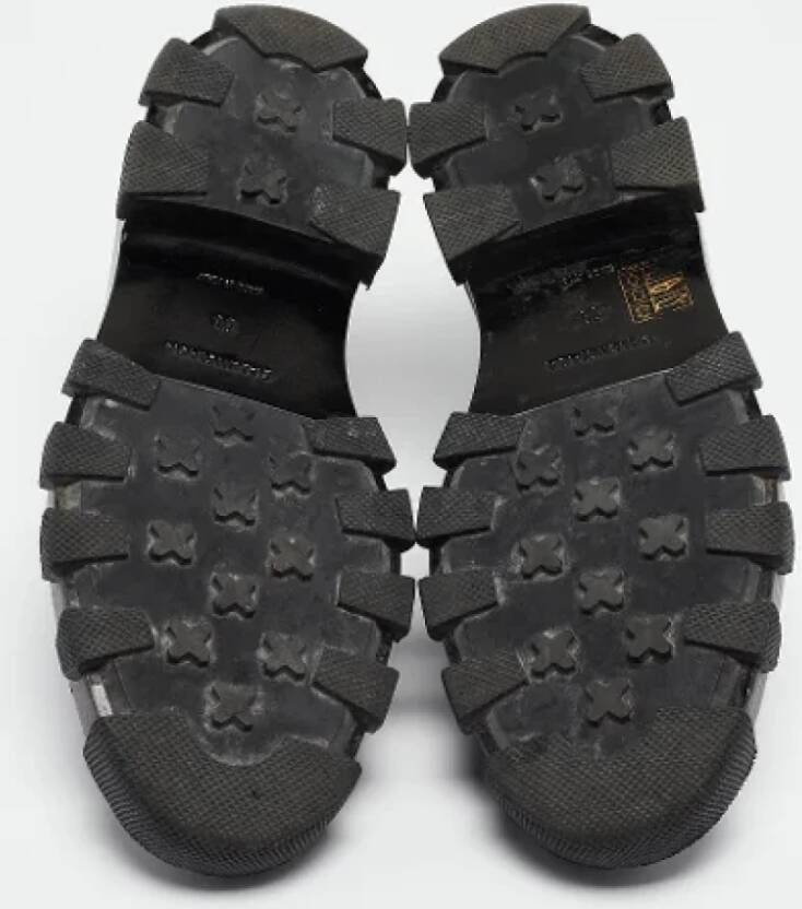 Balenciaga Vintage Pre-owned Leather flats Black Dames