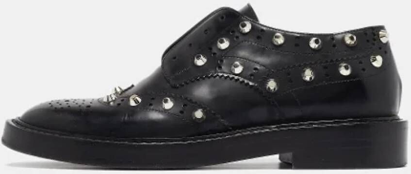 Balenciaga Vintage Pre-owned Leather flats Black Dames