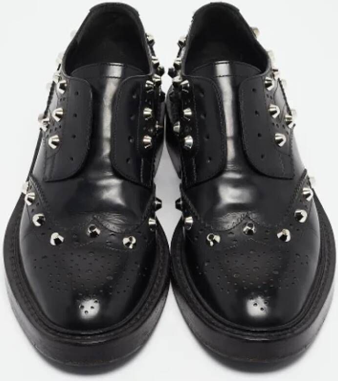 Balenciaga Vintage Pre-owned Leather flats Black Dames