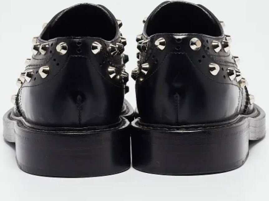 Balenciaga Vintage Pre-owned Leather flats Black Dames