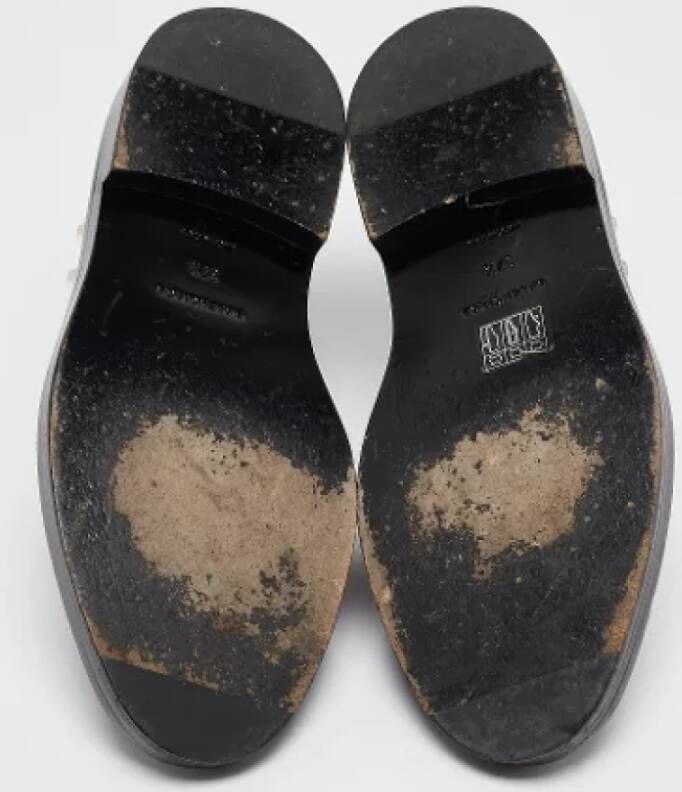 Balenciaga Vintage Pre-owned Leather flats Black Dames