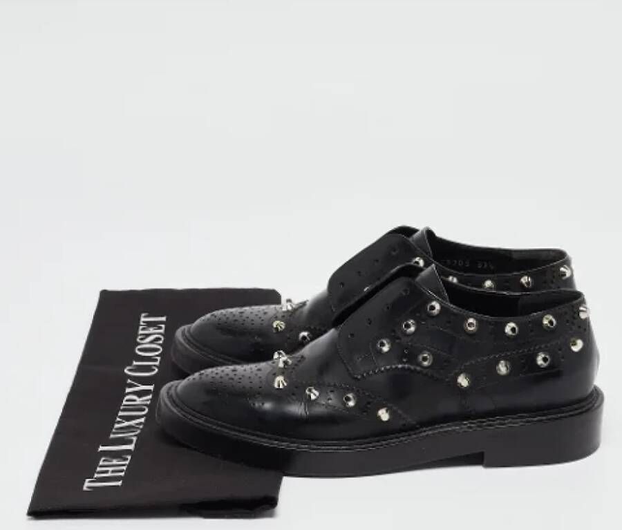 Balenciaga Vintage Pre-owned Leather flats Black Dames