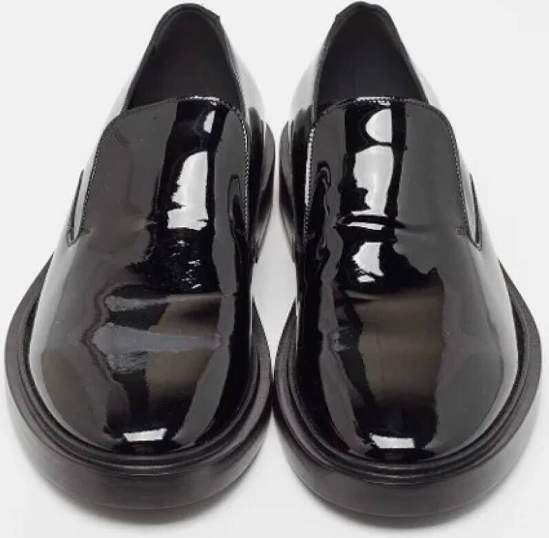 Balenciaga Vintage Pre-owned Leather flats Black Dames