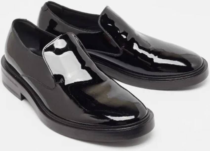 Balenciaga Vintage Pre-owned Leather flats Black Dames