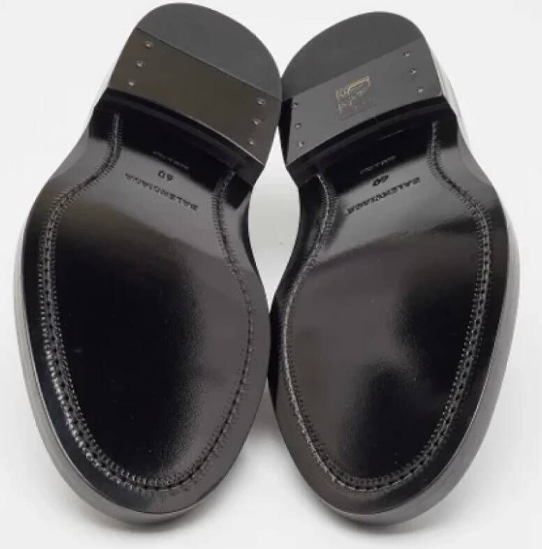 Balenciaga Vintage Pre-owned Leather flats Black Dames