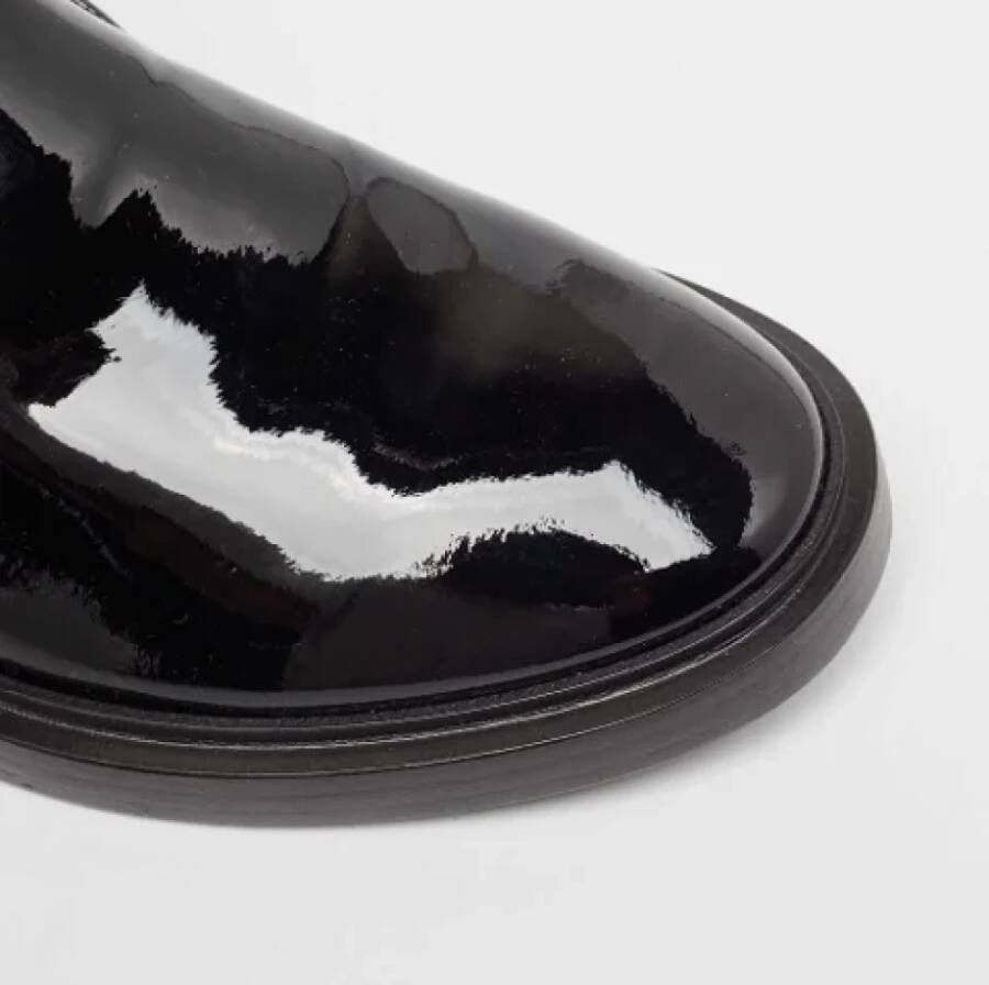 Balenciaga Vintage Pre-owned Leather flats Black Dames