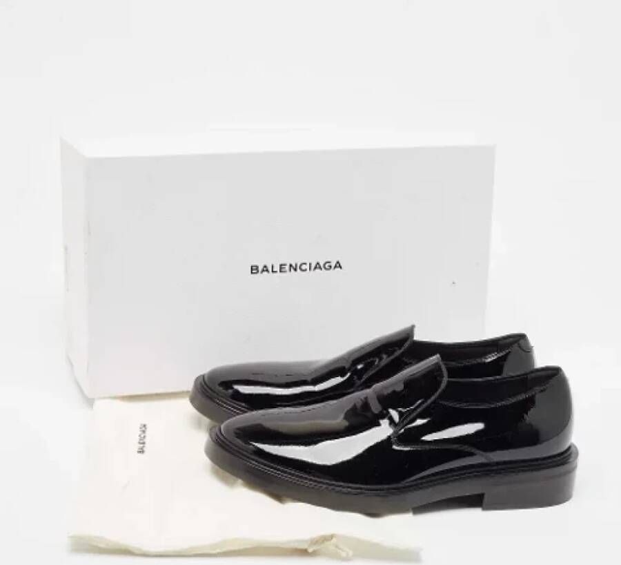 Balenciaga Vintage Pre-owned Leather flats Black Dames