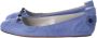 Balenciaga Vintage Pre-owned Leather flats Blue Dames - Thumbnail 2