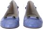 Balenciaga Vintage Pre-owned Leather flats Blue Dames - Thumbnail 3