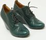 Balenciaga Vintage Pre-owned Leather flats Green Dames - Thumbnail 4