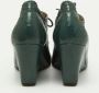 Balenciaga Vintage Pre-owned Leather flats Green Dames - Thumbnail 5