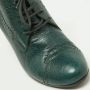 Balenciaga Vintage Pre-owned Leather flats Green Dames - Thumbnail 8
