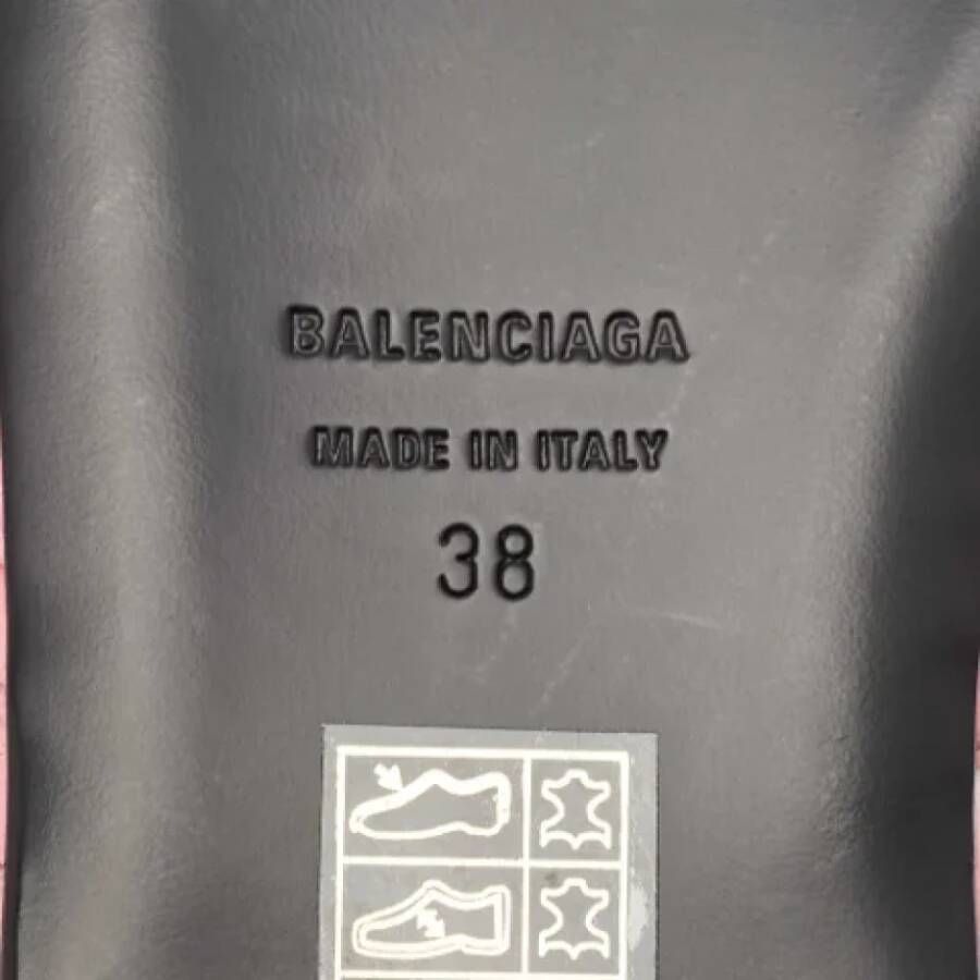 Balenciaga Vintage Pre-owned Leather flats Pink Dames