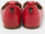 Balenciaga Vintage Pre-owned Leather flats Red Dames - Thumbnail 4