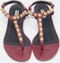 Balenciaga Vintage Pre-owned Leather flats Red Dames - Thumbnail 3