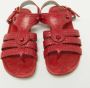 Balenciaga Vintage Pre-owned Leather flats Red Dames - Thumbnail 3