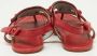 Balenciaga Vintage Pre-owned Leather flats Red Dames - Thumbnail 5