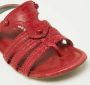 Balenciaga Vintage Pre-owned Leather flats Red Dames - Thumbnail 7