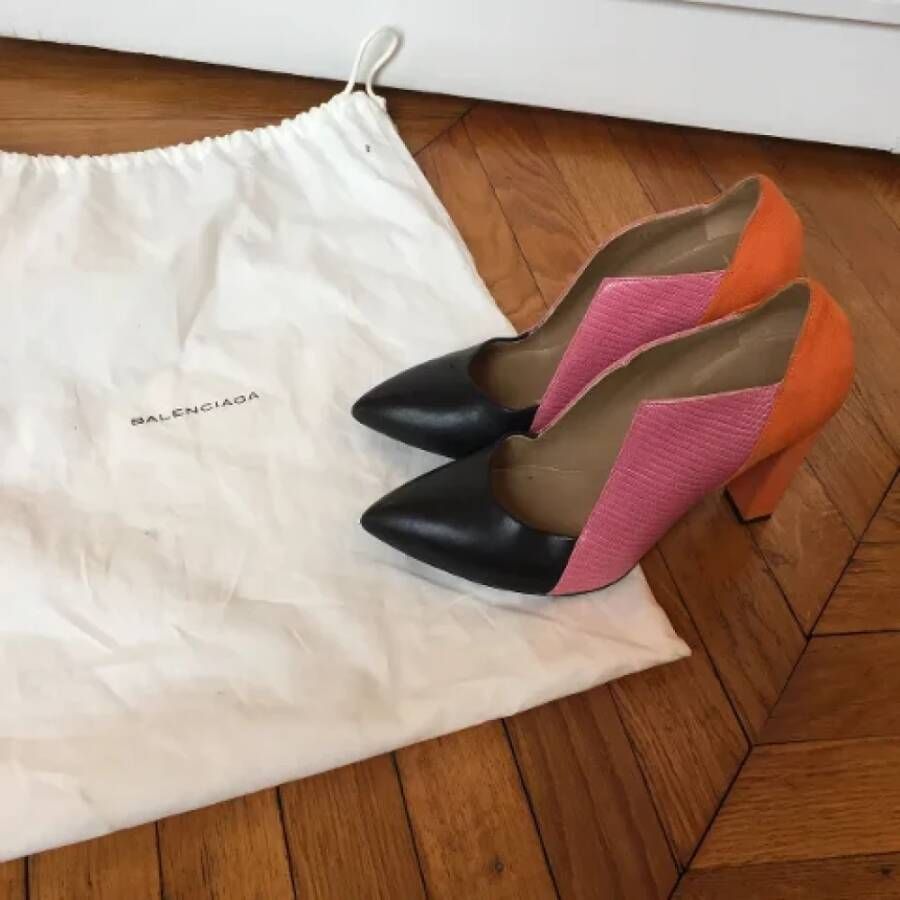 Balenciaga Vintage Pre-owned Leather heels Multicolor Dames