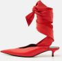Balenciaga Vintage Pre-owned Leather heels Red Dames - Thumbnail 2