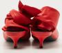 Balenciaga Vintage Pre-owned Leather heels Red Dames - Thumbnail 5