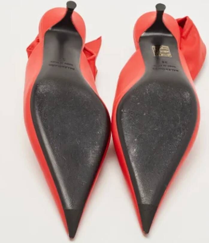 Balenciaga Vintage Pre-owned Leather heels Red Dames